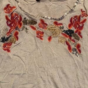 Beautiful beaded sleeveless top